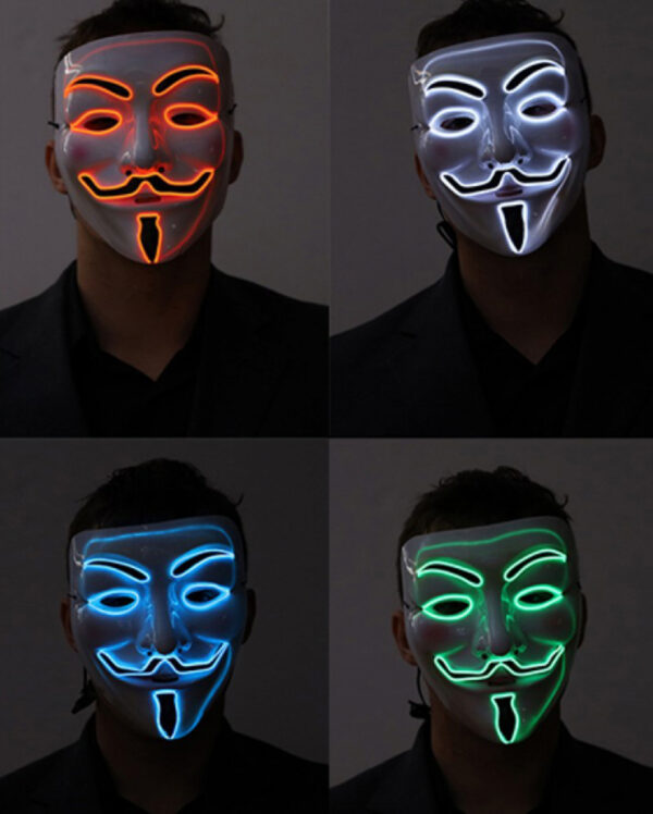 LED String Vendetta Maske