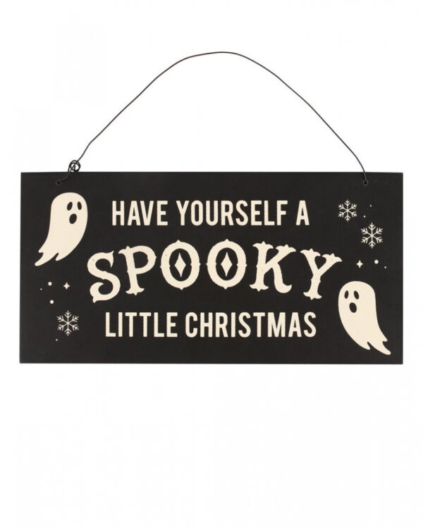 Spooky Little Christmas Hängeschild