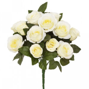 Cremefarbenes Rosen Bouquet mit 13 Rosen