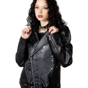 KILLSTAR Craniocaudal Biker Jacke L