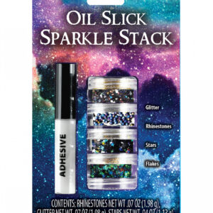 Glitter Stack Oil Slick