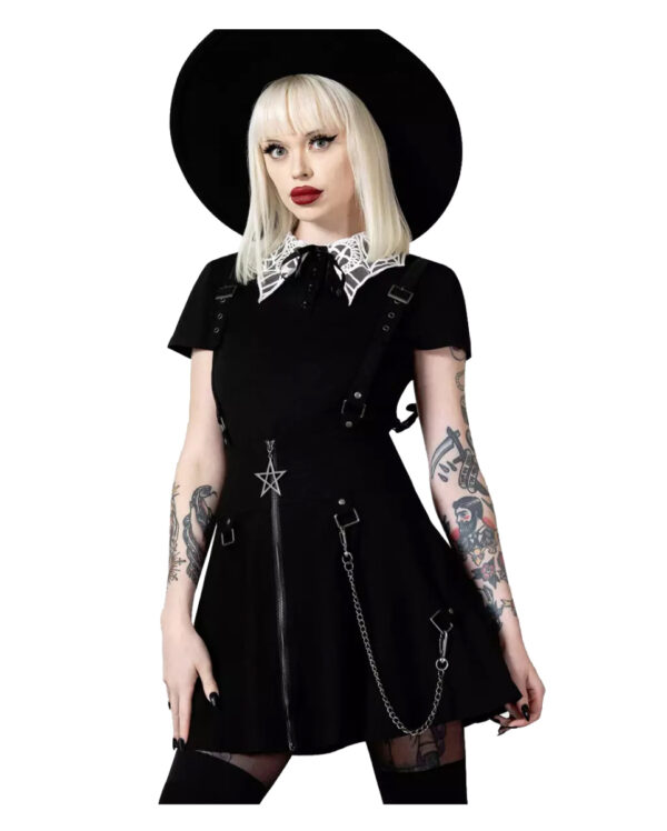 KILLSTAR Study Hell Suspender Skirt schwarz 4XL