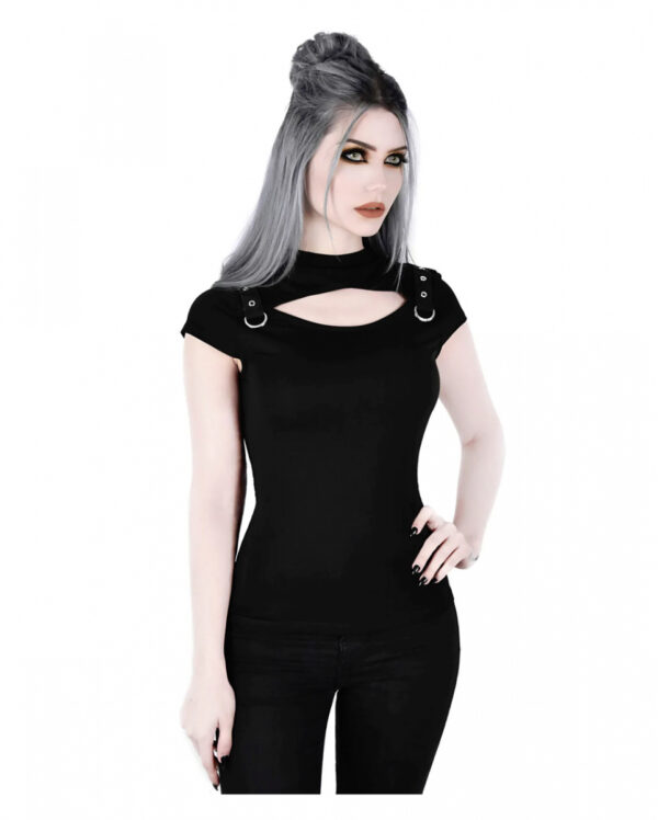 KILLSTAR Xara Keyhole Top XS