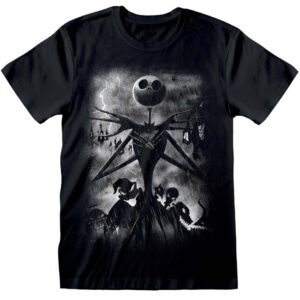 Nightmare Before Christmas Stormy Skies T-Shirt XXL