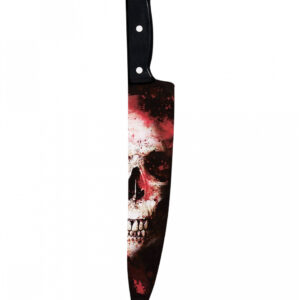 Blutiges Totenkopf Chef Messer