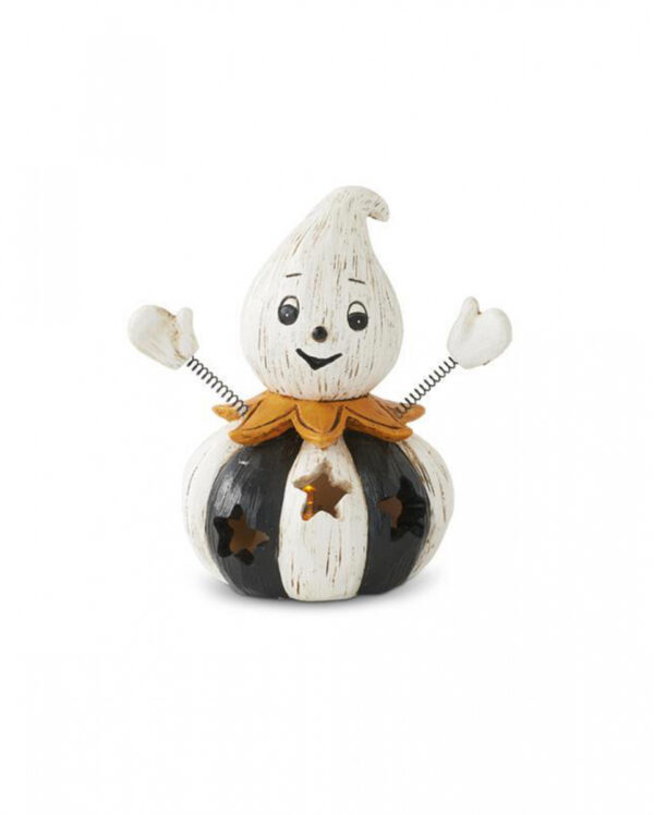 Vintage Halloween Pumpkin Geist LED Figur 10cm