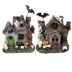 Spooky Haunted House mit LED 17cm