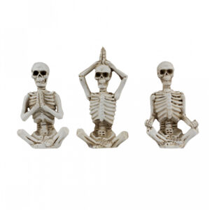 Yoga Skelett Figuren 3er Set 8cm