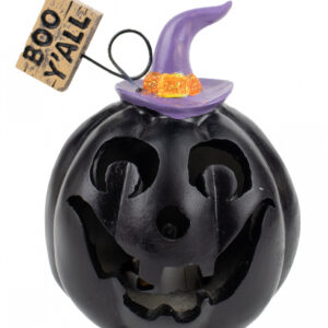 Boo Y'all Halloween Jack O'Lantern mit LED 14cm