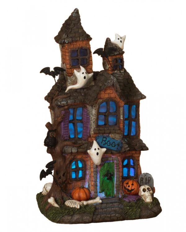 Spooky Geisterhaus mit LED 39cm