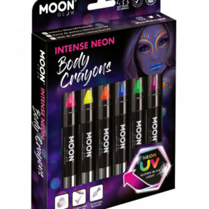 Intensive Neon UV Make-Up Stifte 6 St.