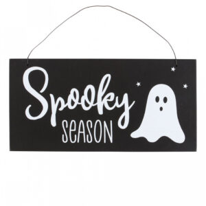 "Spooky Season" Halloween Hängeschild mit Geist