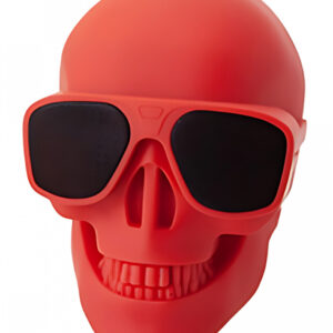 Roter Totenkopf Lautsprecher 13cm