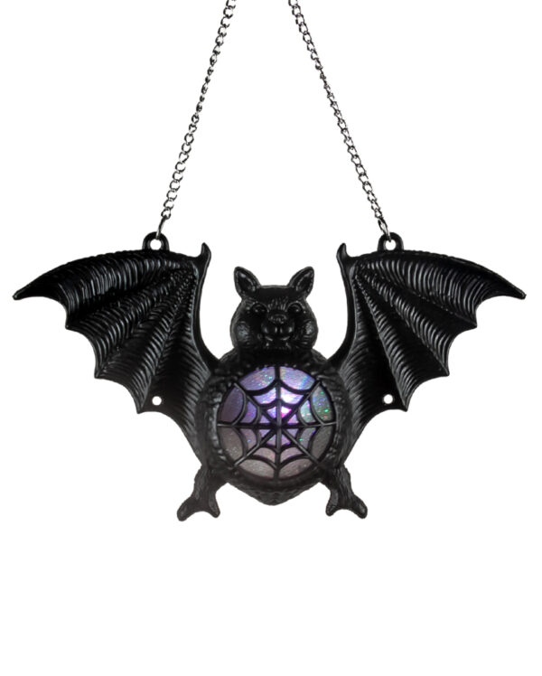 Fledermaus Deko Ornament mit LED 17cm