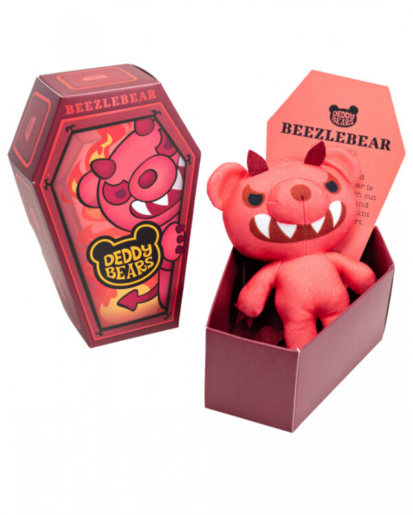 Kleiner Beezlebear Deddy Bear im Sarg 14cm