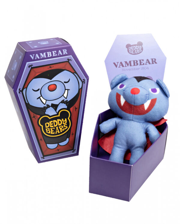 Kleiner Vambear Deddy Bear im Sarg 14cm