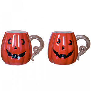 Halloween Kürbis Tasse Orange 18cm