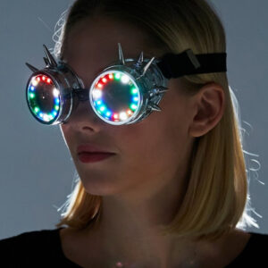 Steampunk Schweißerbrille mit LED