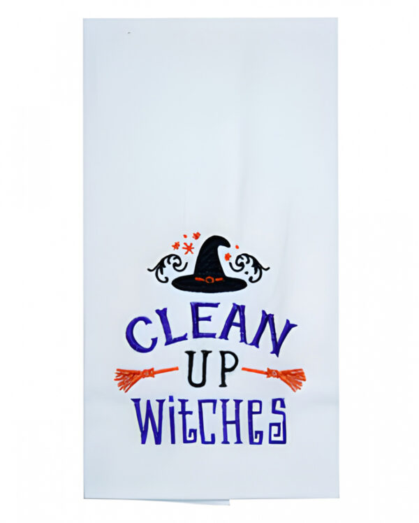 Clean Up Witches Geschirrtuch