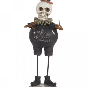 Vintage Happy Halloween Skelett Figur 21cm