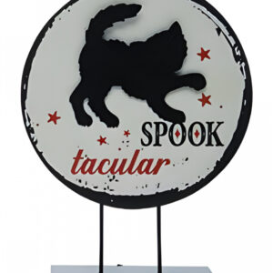 Spooktacular Katze Dekoschild Aufsteller 31cm