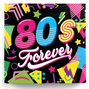 80's Forever Servietten 12 St.