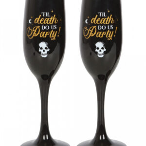 "Til Death Do Us Party" Champagnergläser Set