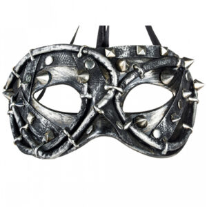 Techno Rose Steampunk Augenmaske mit Nieten