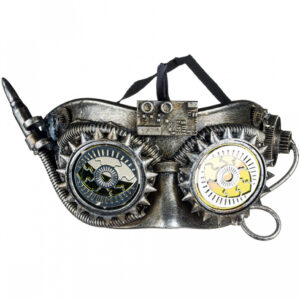 Dark Rise Steampunk Augenmaske mit Patrone