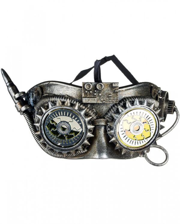 Dark Rise Steampunk Augenmaske mit Patrone