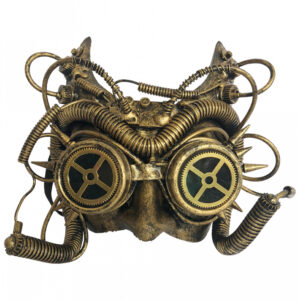 Cyber Owl Steampunk Maske