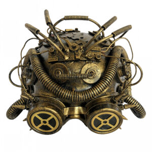 Dark Cyber Mind Steampunk Maske