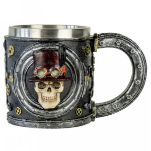 Totenkopf Steampunk Krug 14cm