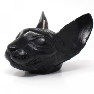 Black Sphynx Gothic Duftkerze 8x10cm