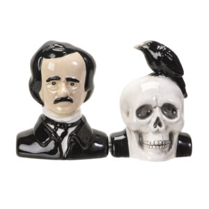 Edgar Allan Poe & Raven Salz & Pfefferstreuer Set