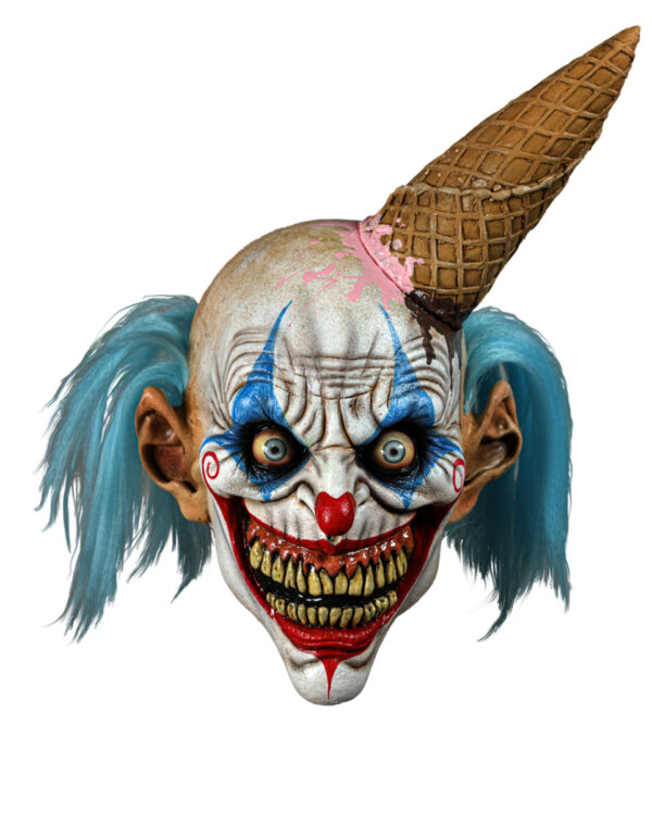 Ice Cream Horror Clown Maske